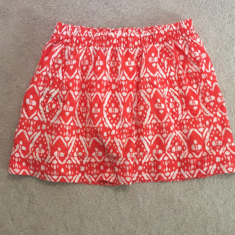 tribal print skirt